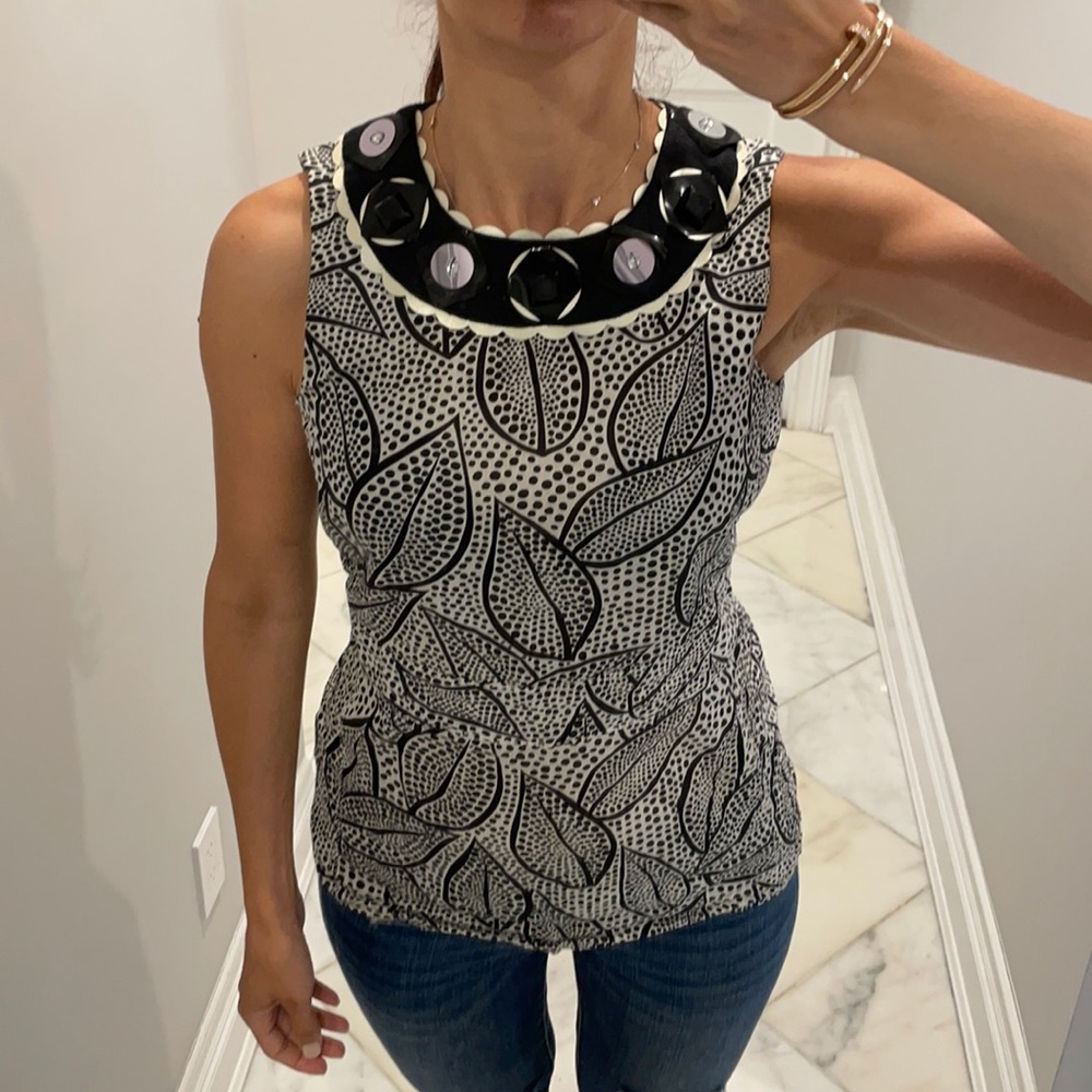 Tory Burch sleeveless beautiful classic top